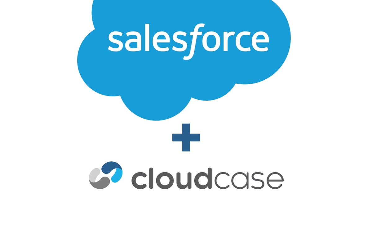 Salesforce plus Cloudcase integration card